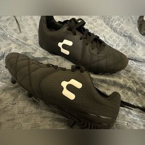 🔥VGUC Charly Legendario LT Firm Ground Soccer Shoes (Black) Mens 6.5 ⚽️🥅